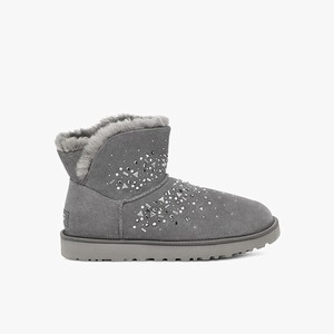 Ugg Classic Galaxy Bling Mini Women Boots Grey (0351XPYZT)